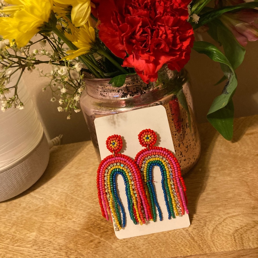 Rainbow earrings